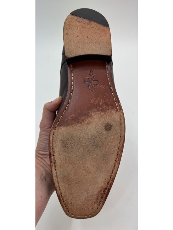 Cole Haan Mens Brown Leather Oxfords Size 12M With Lace-Up Design main image 6